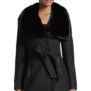 French Connection Like New Wool Blend Coat